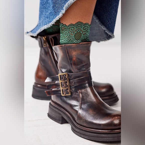 Free People Camila Lace Lacey Sheer Stockings Lingerie Socks | One Size - Picture 3 of 6